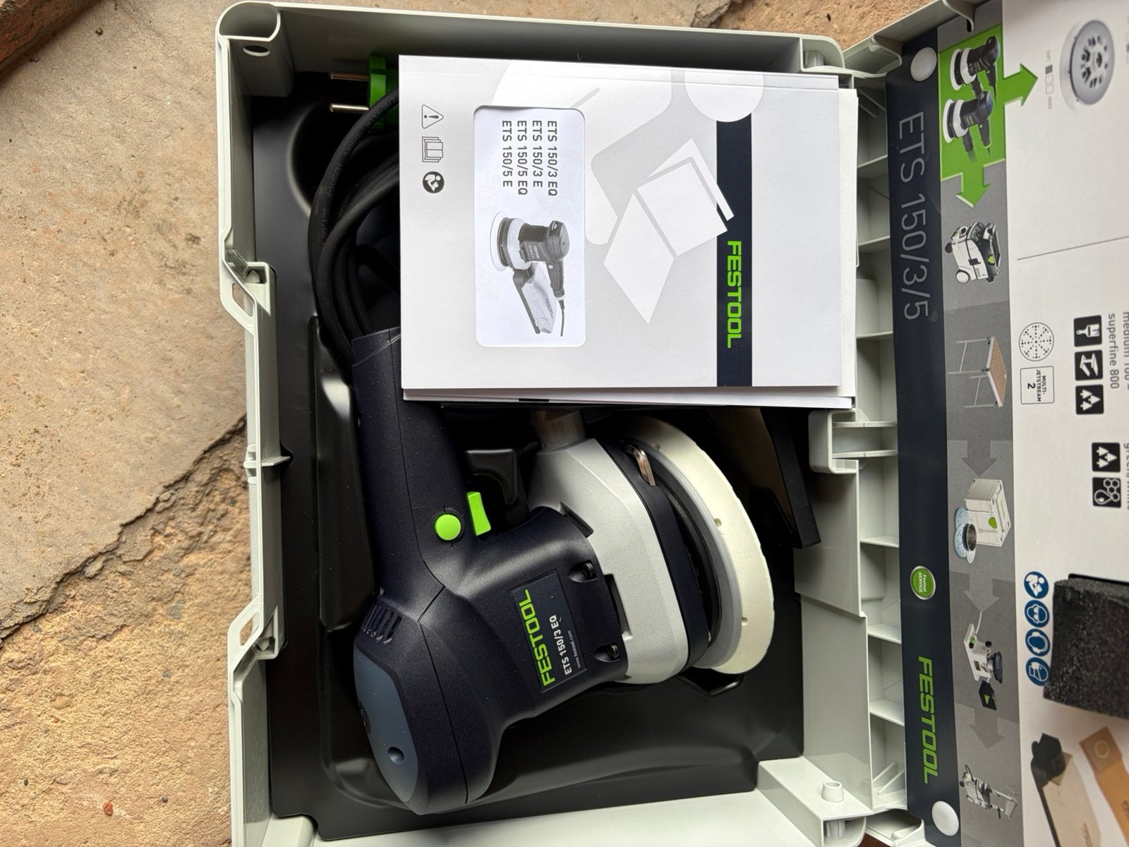 Festool 150/3 EQ PLUS, Ophalen of Verzenden, Nieuw, Vlakschuurmachine