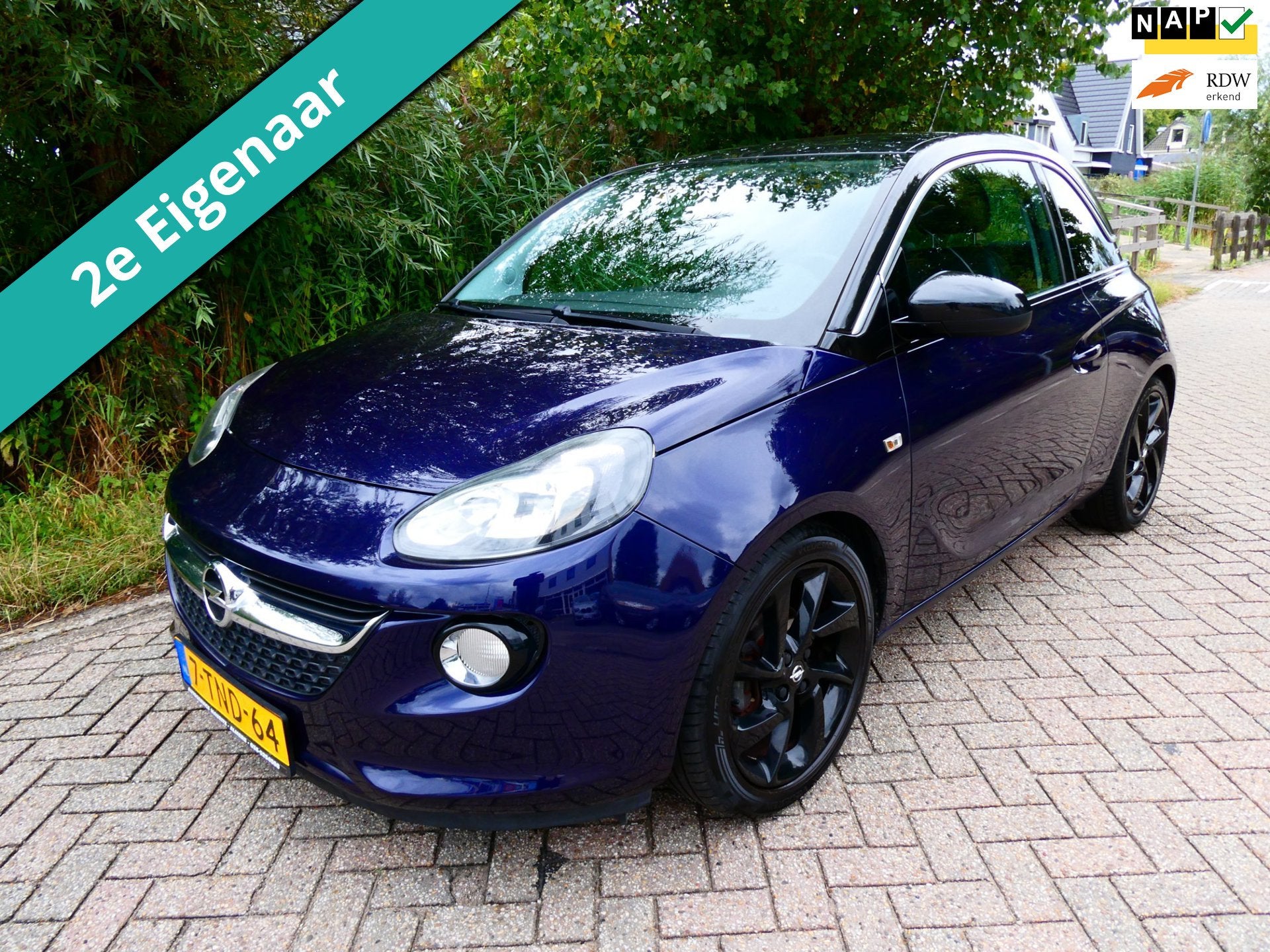 Opel ADAM 1.4 Slam 87pk 2e eigenaar Clima Cruise LED Navi, Voorwielaandrijving, Euro 5, ADAM, 1398 cc