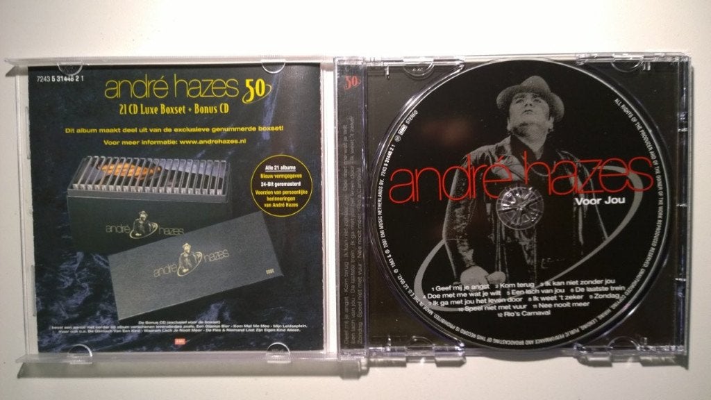 André Hazes - Voor Jou, Ophalen of Verzenden, Zo goed als nieuw, Levenslied of Smartlap, Album