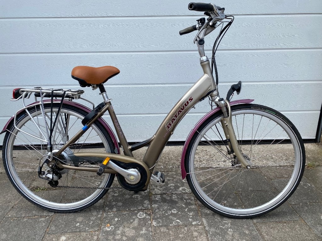 Batavus Padova Easy mt 47 lich.lengte 1.55 -1.75 mtr €195,-, Ophalen, Minder dan 30 km per accu, Gebruikt, Batavus
