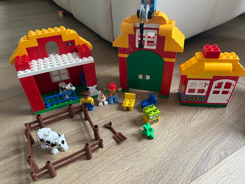 Duplo boerderij set met dieren en figuren, Kinderen en Baby's, Speelgoed | Duplo en Lego, Ophalen, Inclusief minifiguren, Gebruikt