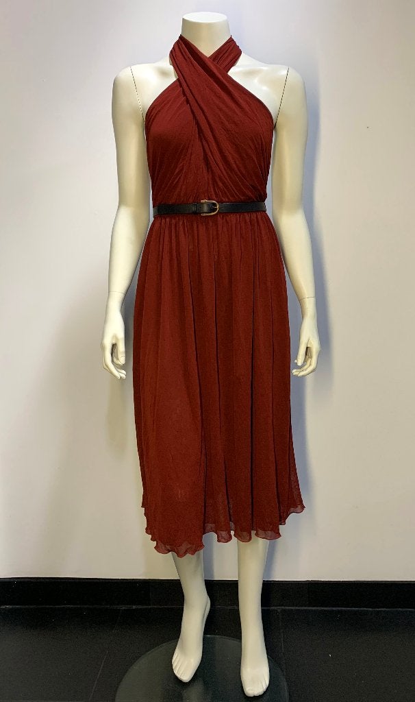 GUCCI jurk S rood NIEUW+ETIKET, Kleding | Dames, Verzenden, Nieuw, Gucci, Knielengte