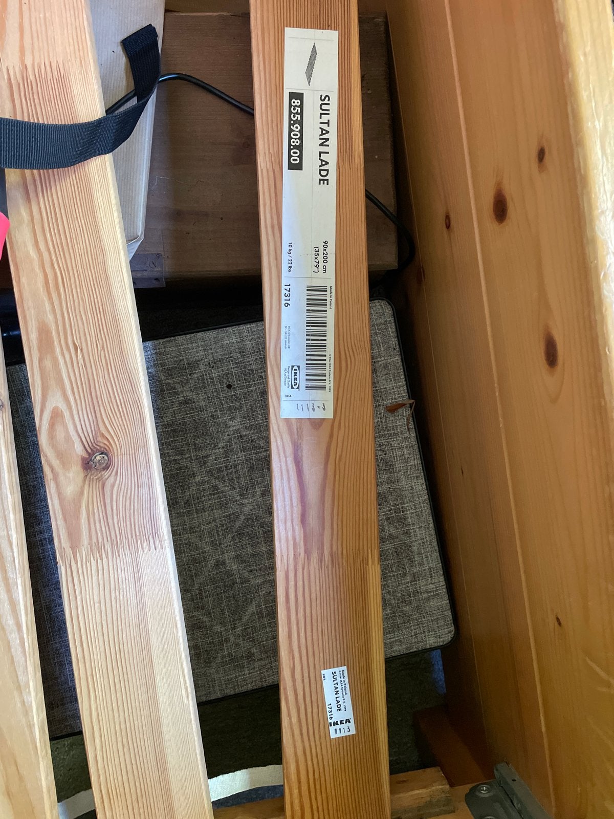 IKEA Sultan Lade lattenbodem 90x200 cm, Ophalen, Gebruikt, 90 cm, Eenpersoons
