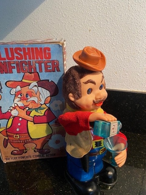 Blushing Gunfighter Yonezawa Japan '60 no 212 in doos, Ophalen of Verzenden