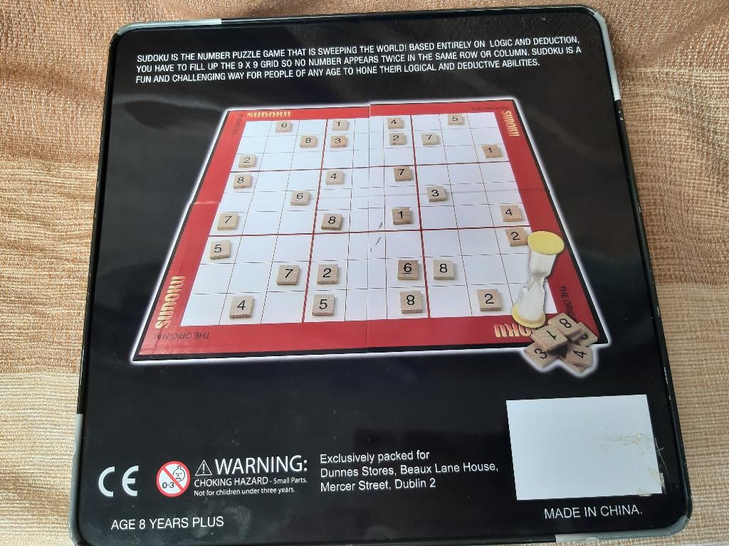 Sudoku Executive van Cardinal met houten stukjes lux,, Ophalen, Cardinal, Zo goed als nieuw, Een of twee spelers