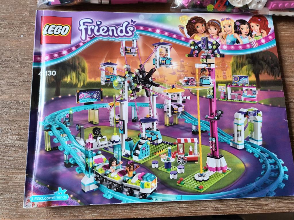 41130 lego friends pretpark achtbaan, Ophalen of Verzenden, Minder dan 500 stukjes