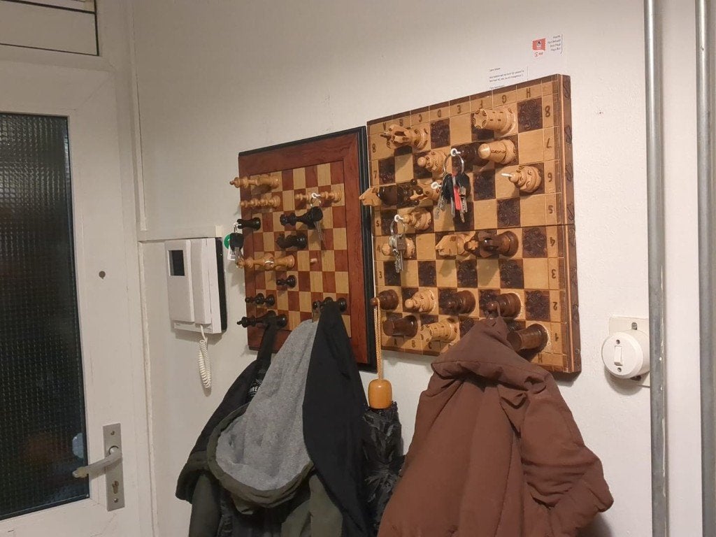 Schaakkapstok, Ophalen, Nieuw, Hout
