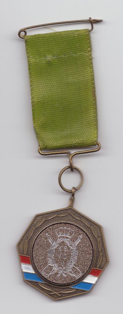 Medaille van de Koninklĳke Scherpschutters van de Veluwe, Postzegels en Munten, Ophalen of Verzenden, Overige materialen, Nederland