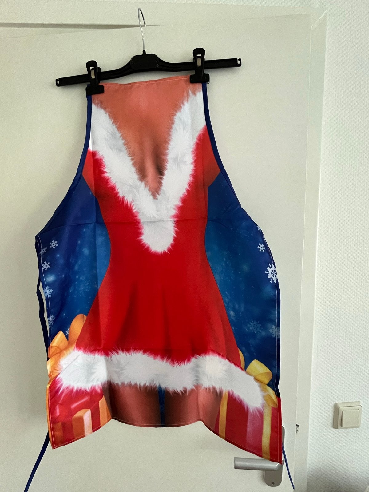 Kerst Santa Jurk Schort - Feestelijk en Uniek, Ophalen of Verzenden, Nieuw, Feestartikel, Kerst of Sinterklaas
