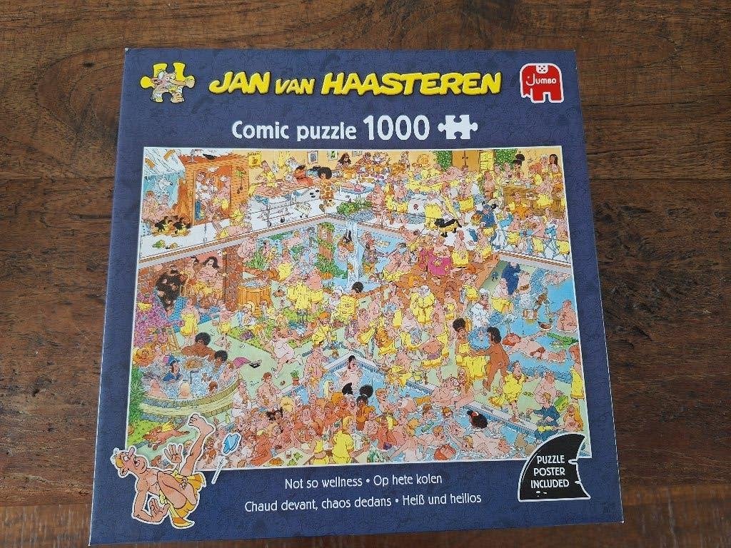 Puzzel Jan vsn Haasteren 1000 stuks, Ophalen, 500 t/m 1500 stukjes, Zo goed als nieuw, Legpuzzel