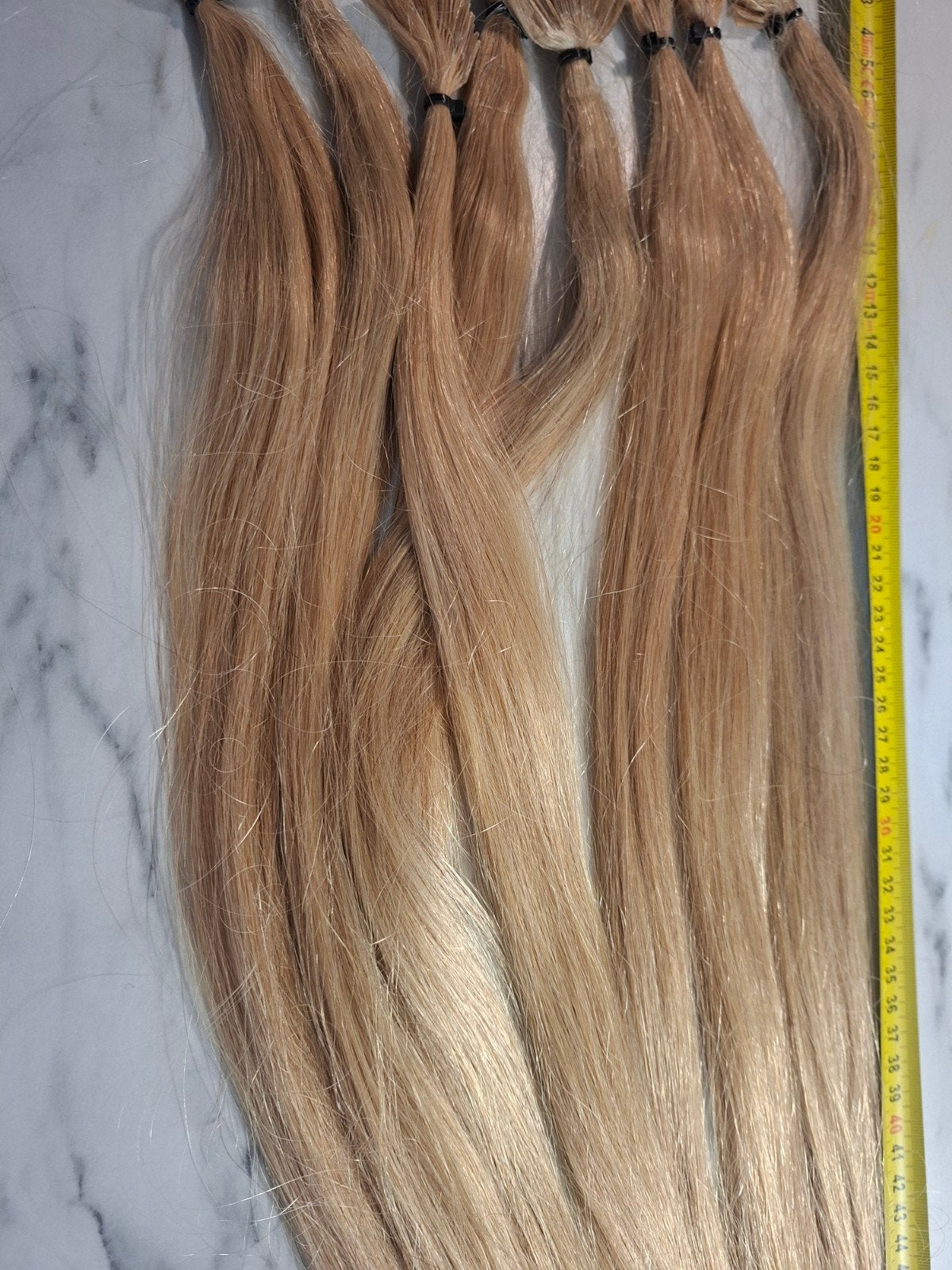 200 extensions 60/65cm lang great hair, Ophalen of Verzenden, Nieuw, Pruik of Haarverlenging