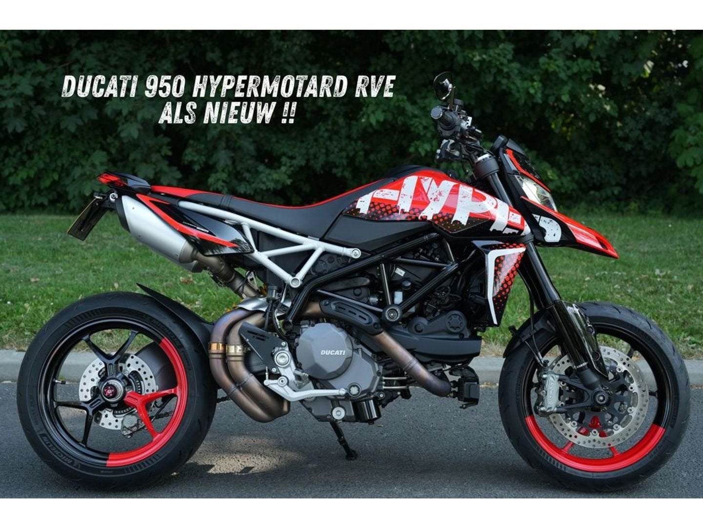 Ducati Hypermotard 950 RVE | Als Nieuw !, 2 cilinders, Motorrijbewijs A, Bedrijf, Onbekend