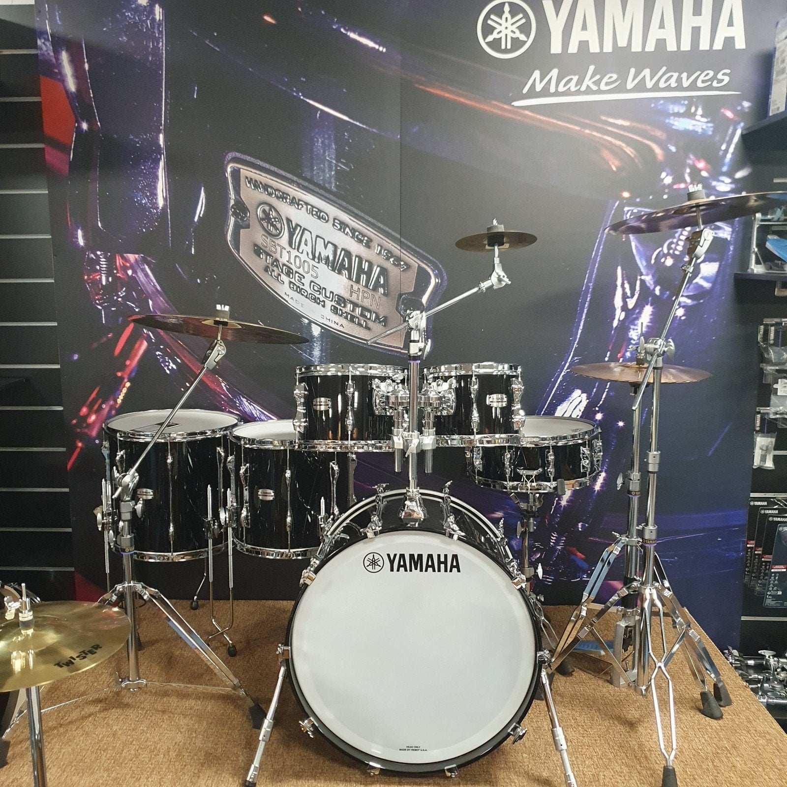 Yamaha Recording SOB: 5pcs shellset met 22x16 bassdrum !, Ophalen of Verzenden, Yamaha
