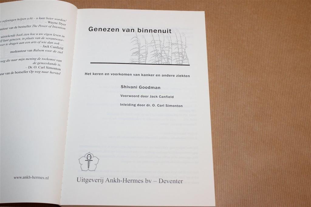 Genezen van Binnenuit — Kankerpreventie & Zelfheling, Boeken, Ophalen of Verzenden, Gelezen