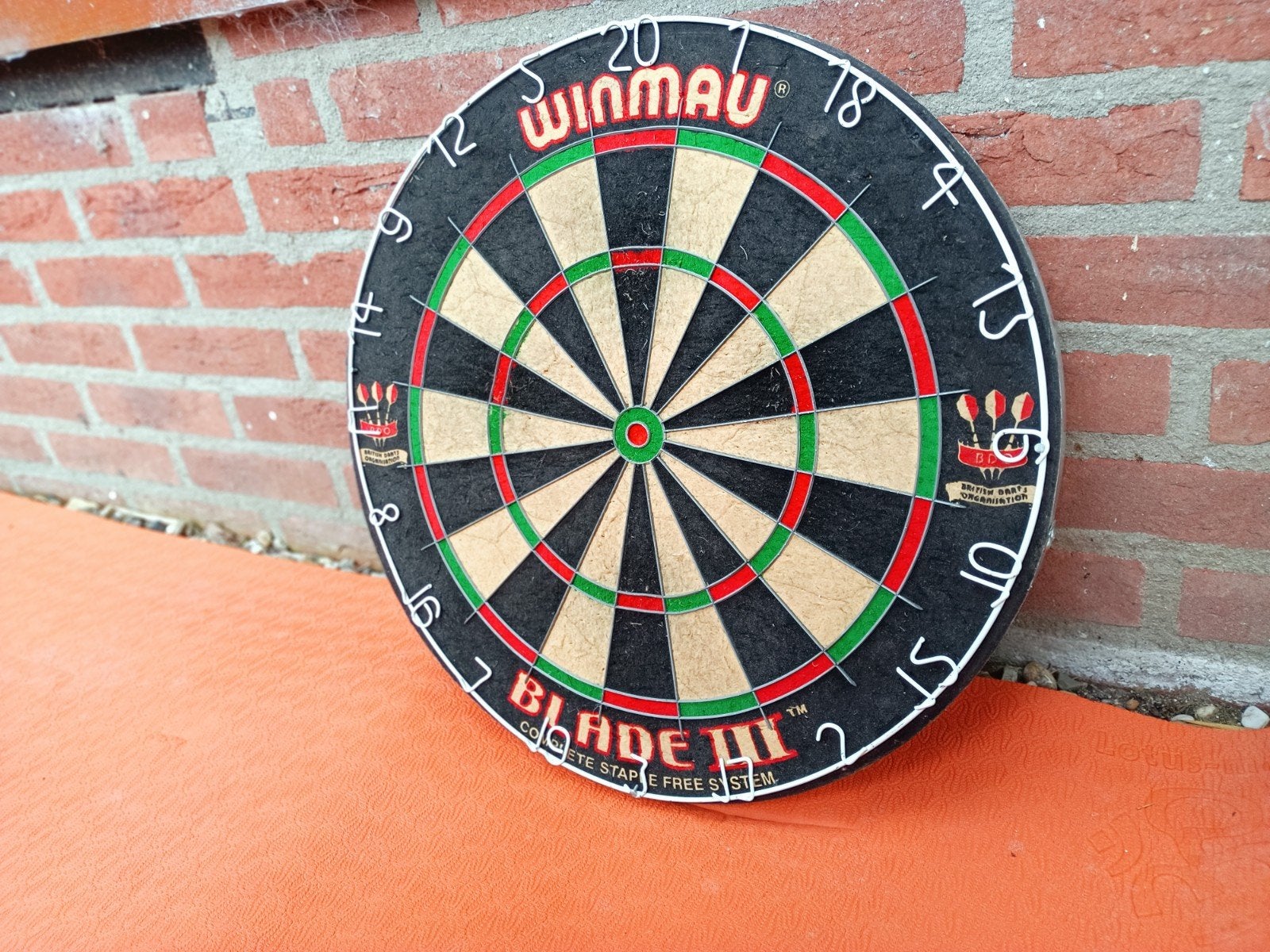 Gewoon dartbord, Ophalen, Gebruikt, Dartbord