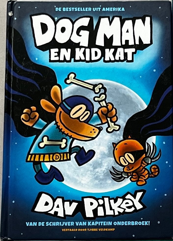 Dog Man: En Kid Kat & En de Vlooienkoning - Dav Pilkey, Ophalen of Verzenden, Zo goed als nieuw, Fictie algemeen