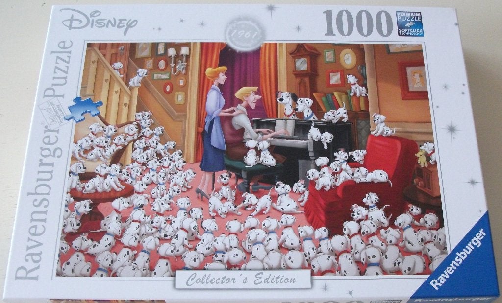 Puzzel *** 101 DALMATIËRS *** 1000 stukjes Walt Disney, Ophalen of Verzenden, 500 t/m 1500 stukjes, Zo goed als nieuw, Legpuzzel