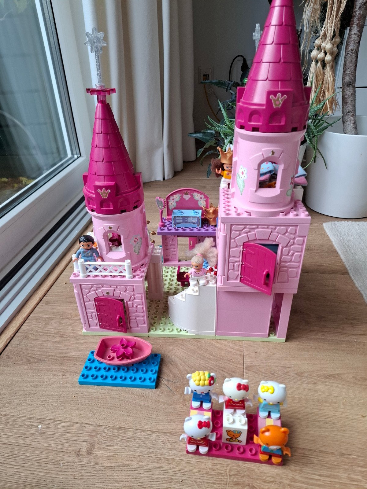 Lego Duplo prinsessen kasteel 4820, Ophalen, Zo goed als nieuw, Duplo