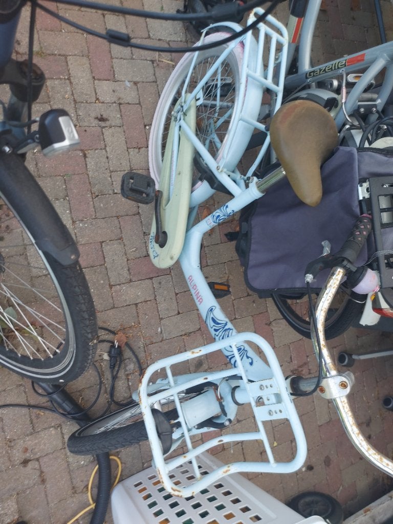 Kinderfiets, Ophalen, Terugtraprem, Alpina, 16 tot 20 inch