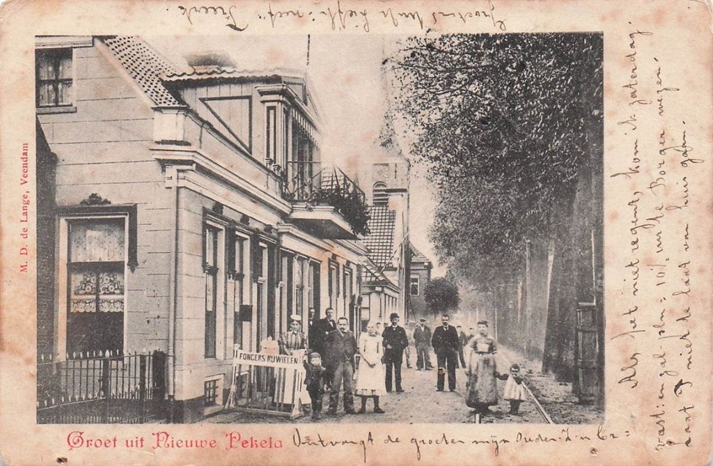 703-312-009 Nieuwe-Pekela, Verzamelen, Ansichtkaarten | Nederland, Verzenden, Voor 1920, Groningen