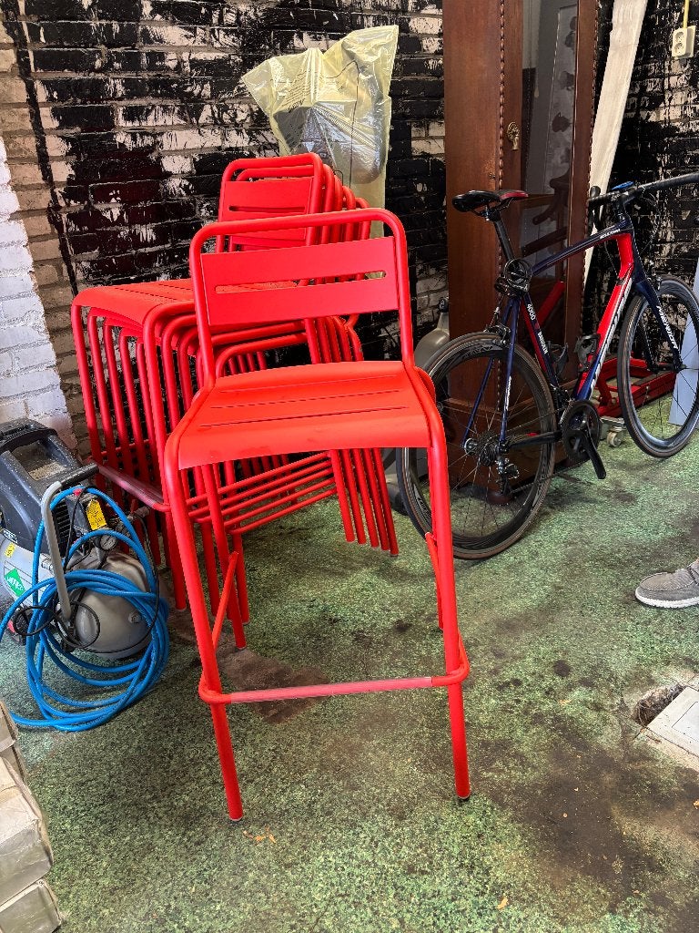 Barkruk, voor buiten, merk EMU, Tuin en Terras, Ophalen, Zo goed als nieuw, Kunststof, Stapelbaar