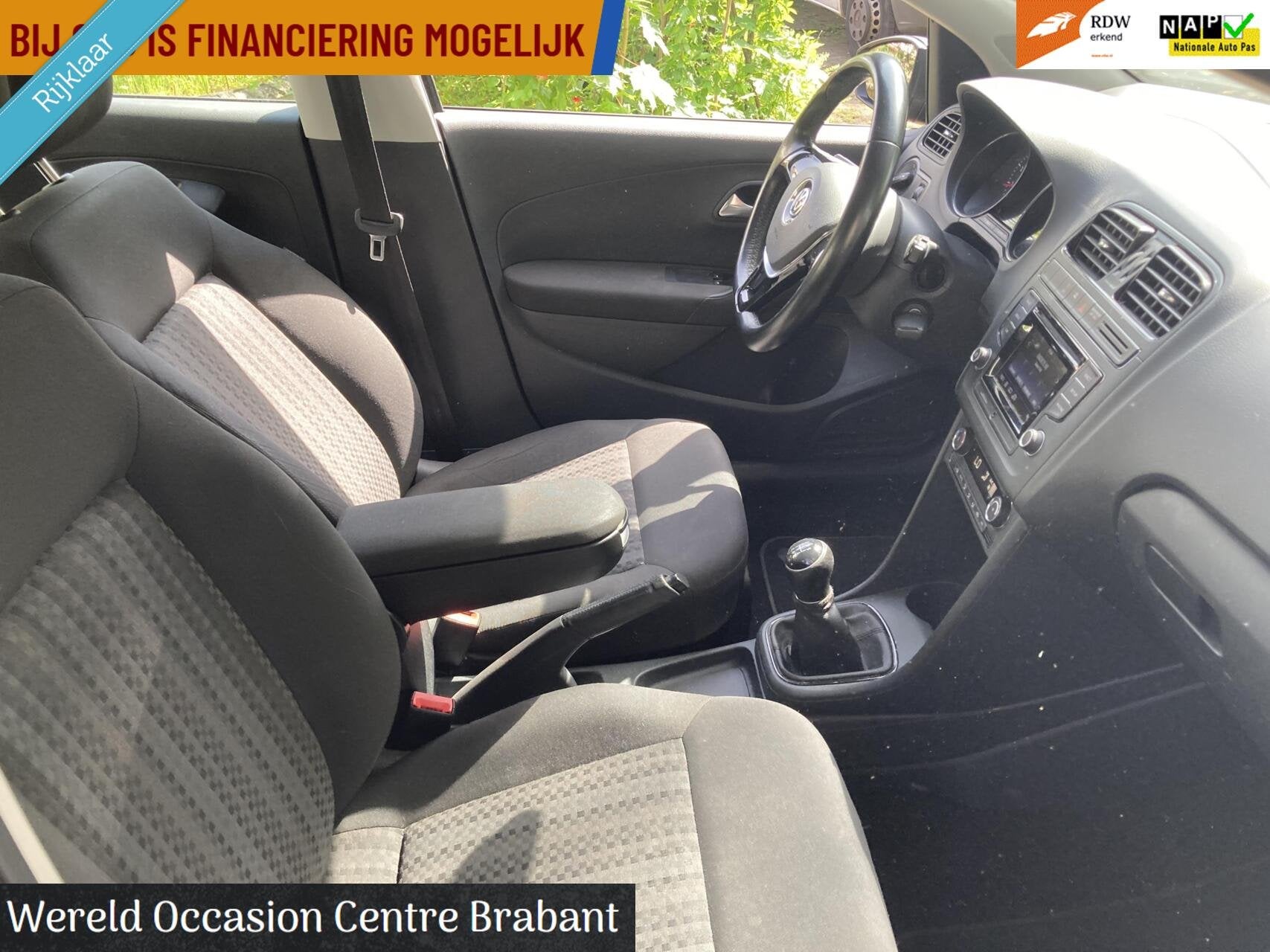 Volkswagen Polo 1.0 Comfortline Edition apk 01 2027, Auto's, Euro 6, Zwart, Start-stop-systeem, Bedrijf