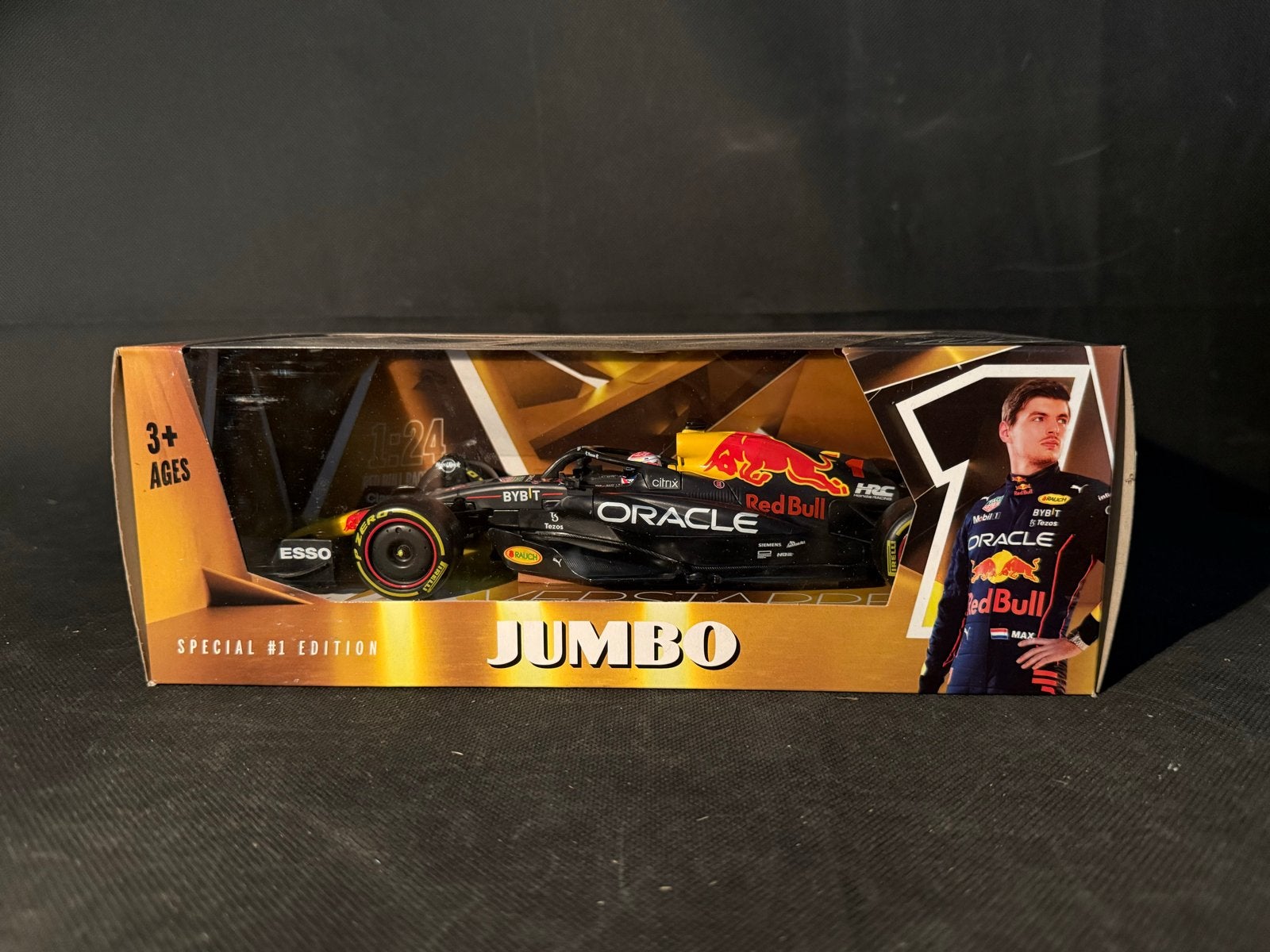 Max Verstappen RB18 Jumbo schaalmodel 1:24 nieuw, Ophalen of Verzenden, Nieuw, Auto, Bburago