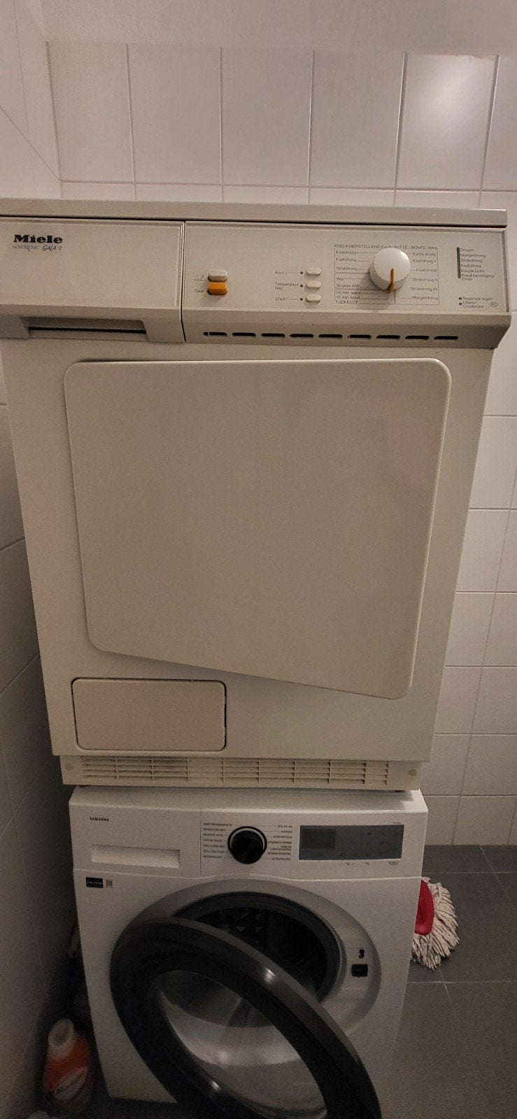 Miele gala c wasdroger defect zie tekst, Witgoed en Apparatuur, Wasdrogers, Ophalen, Condens, 85 tot 90 cm