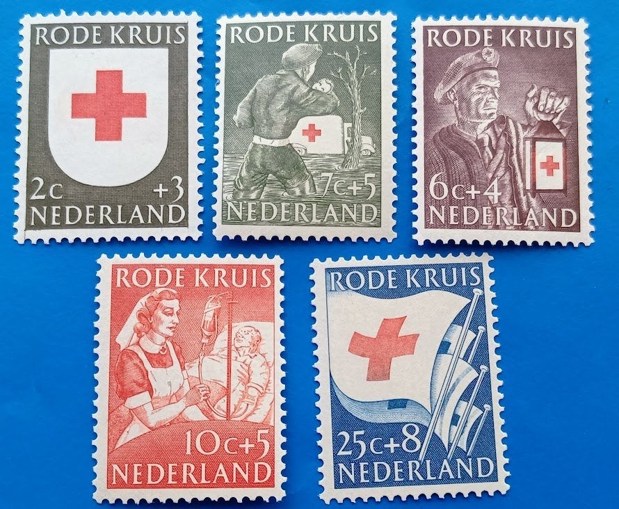 NVPH 607-11 Rode-Kruiszegels - 1953, Verzenden, Na 1940, Postfris