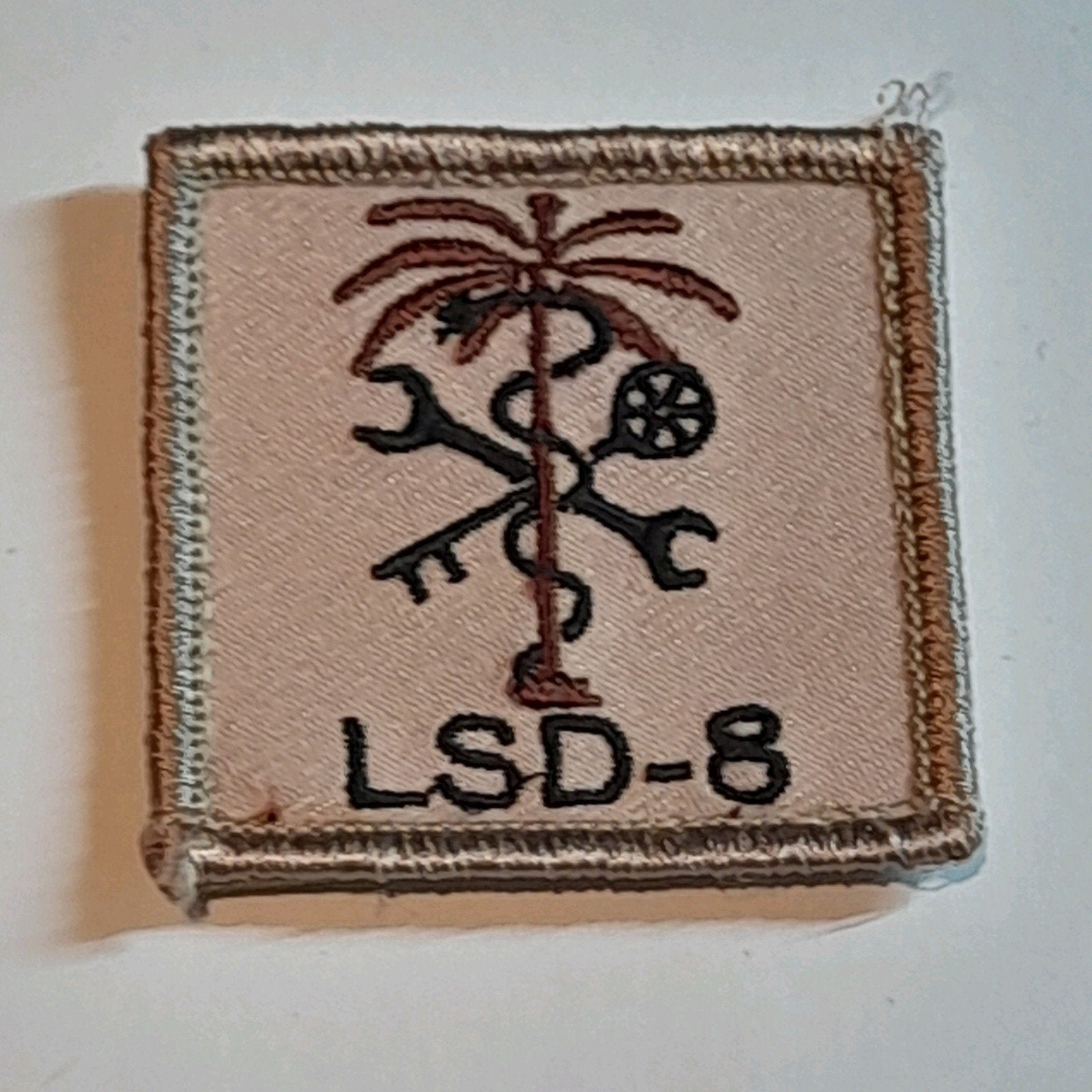 Uitzend embleem Afghanistan LSD 8, Ophalen of Verzenden, Landmacht, Nederland, Embleem of Badge