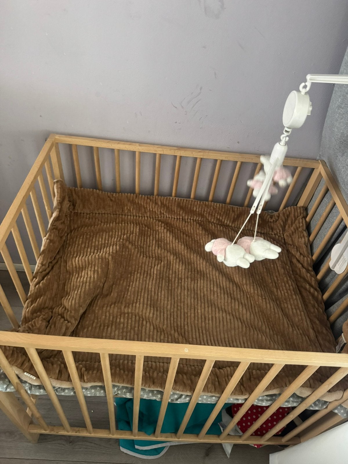 Europe Baby Felix II Box Mat Naturel, Kinderen en Baby's, Boxen, Ophalen, Gebruikt, Rechthoekig, In hoogte verstelbaar