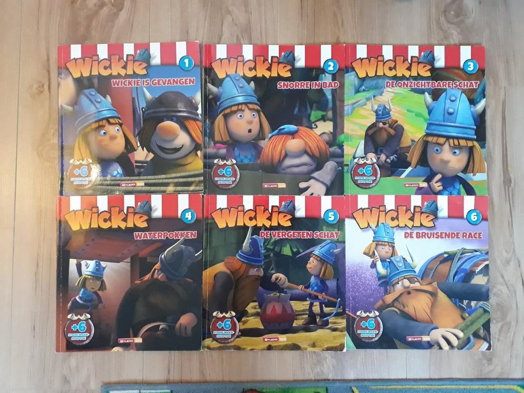 Wickie de Viking Boekenreeks - Deel 1 t/m 6, Boeken, Kinderboeken | Jeugd | onder 10 jaar, Ophalen of Verzenden, Zo goed als nieuw