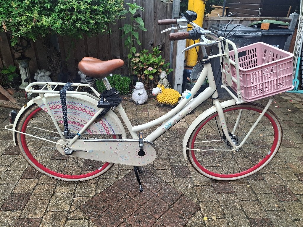 Damesfiets 28 inch, Fietsen en Brommers, Fietsen | Dames | Damesfietsen, Gebruikt, 47 tot 50 cm, Versnellingen, Trommelrem