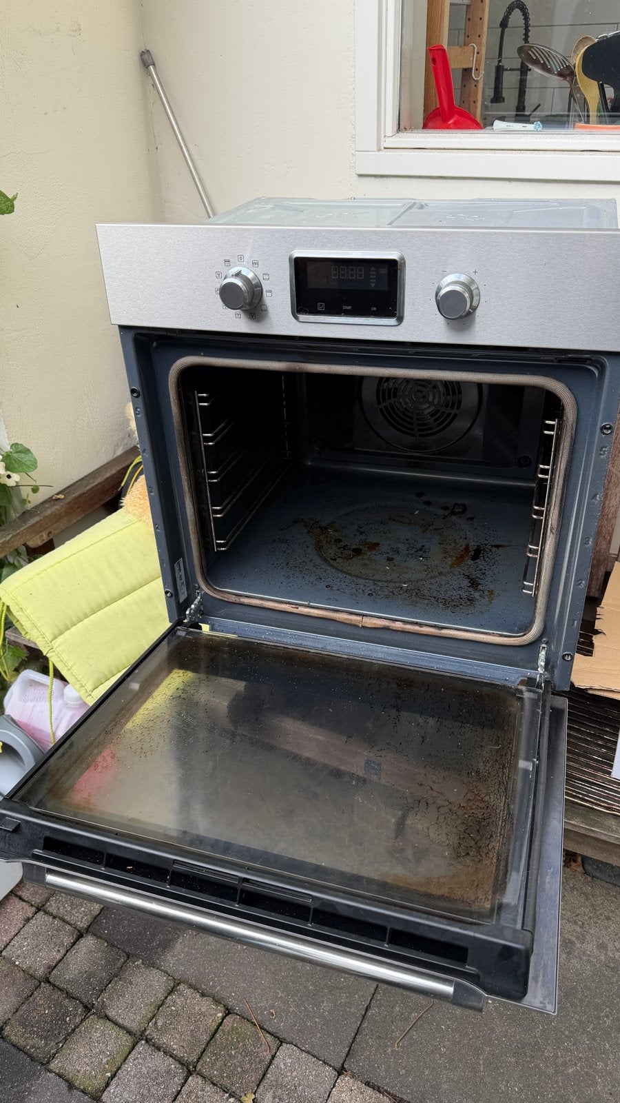 Gratis Inbouw oven - klein defect (thermostaat), Witgoed en Apparatuur, Ophalen, Hete lucht, Heteluchtoven, Inbouw