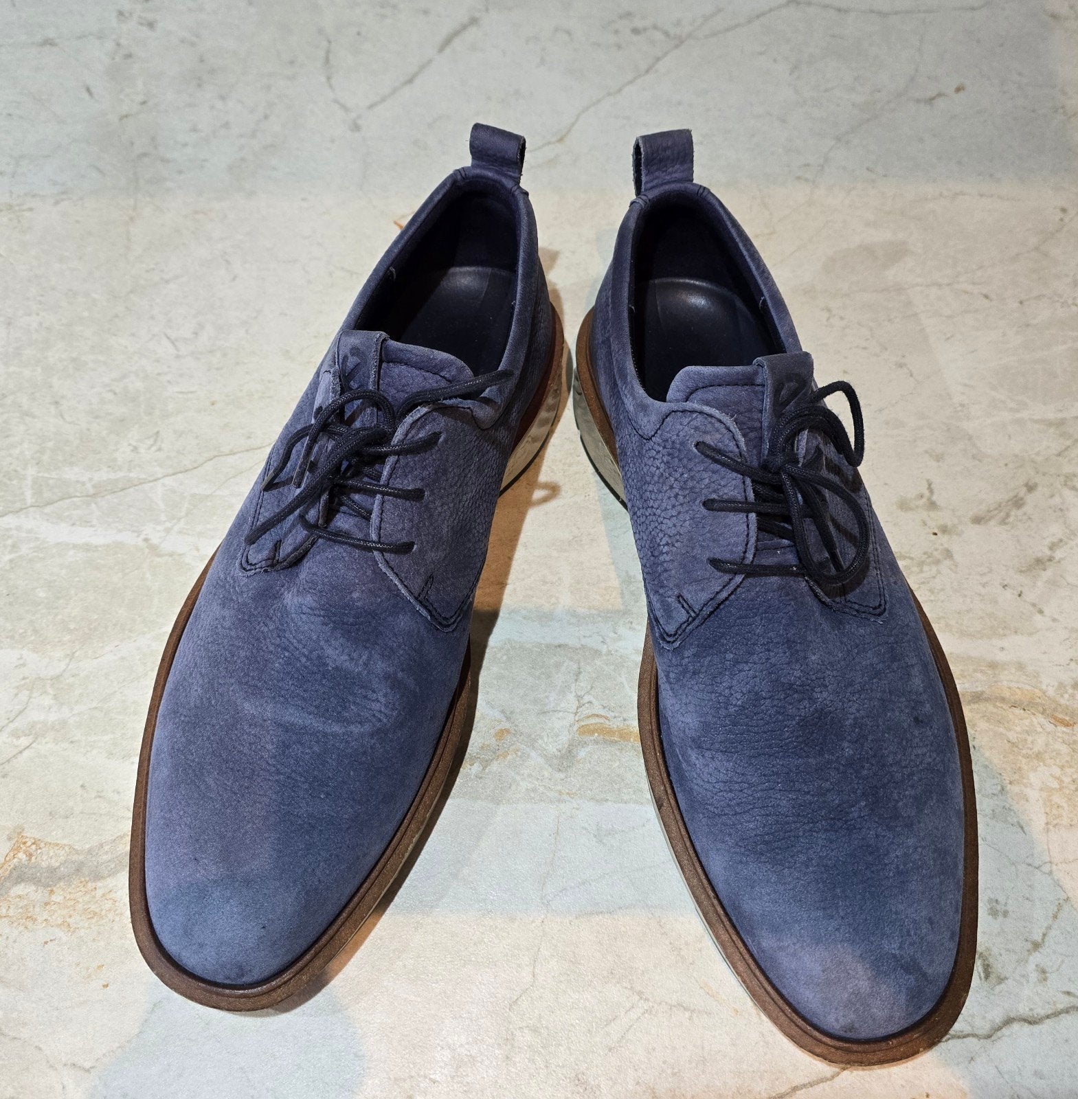 Ecco ST1 Hybrid blauw maat 42, Ophalen of Verzenden, Zo goed als nieuw, Blauw, Veterschoenen