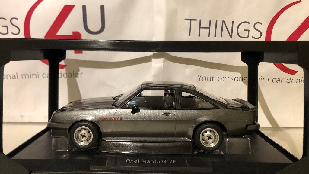 Norev 1:18 Opel Manta B GT/E 1982 grijs metallic nieuw, Hobby en Vrije tijd, Ophalen of Verzenden, Nieuw, Auto, Norev