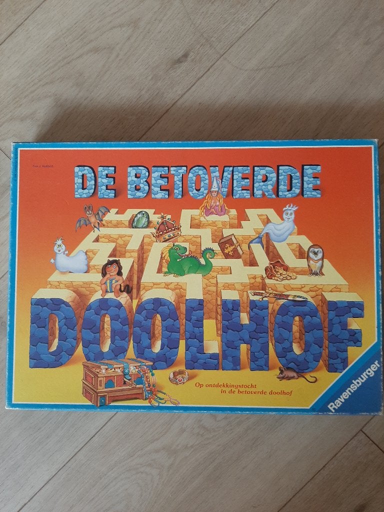 Gezelschapsspel betoverend doolhof, Een of twee spelers, Ophalen of Verzenden, Gebruikt, Ravensburger