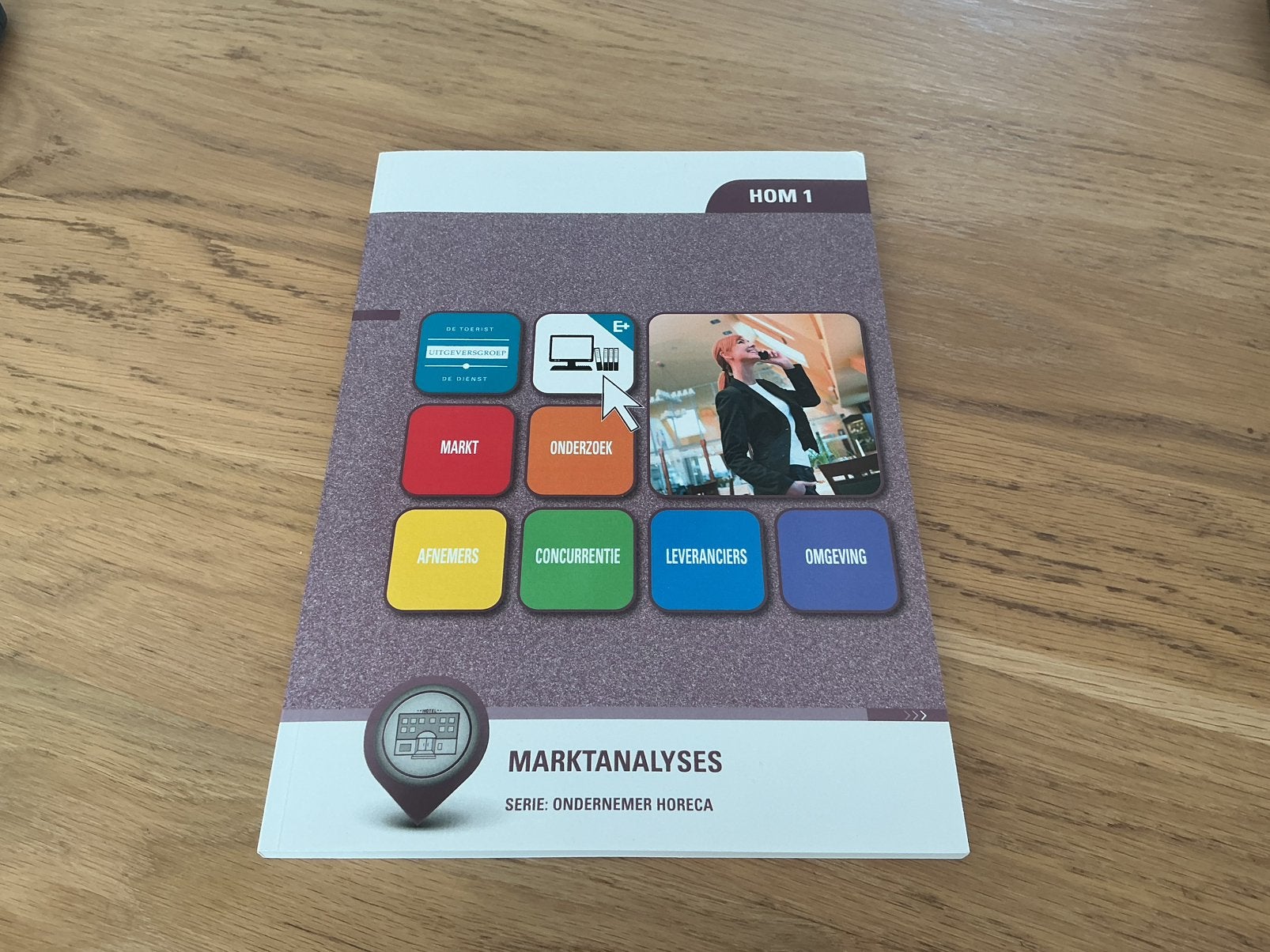 HOM 1 Marktanalyses Ondernemer Horeca, Boeken, Ophalen of Verzenden, Zo goed als nieuw, MBO, Jeroen van Esch