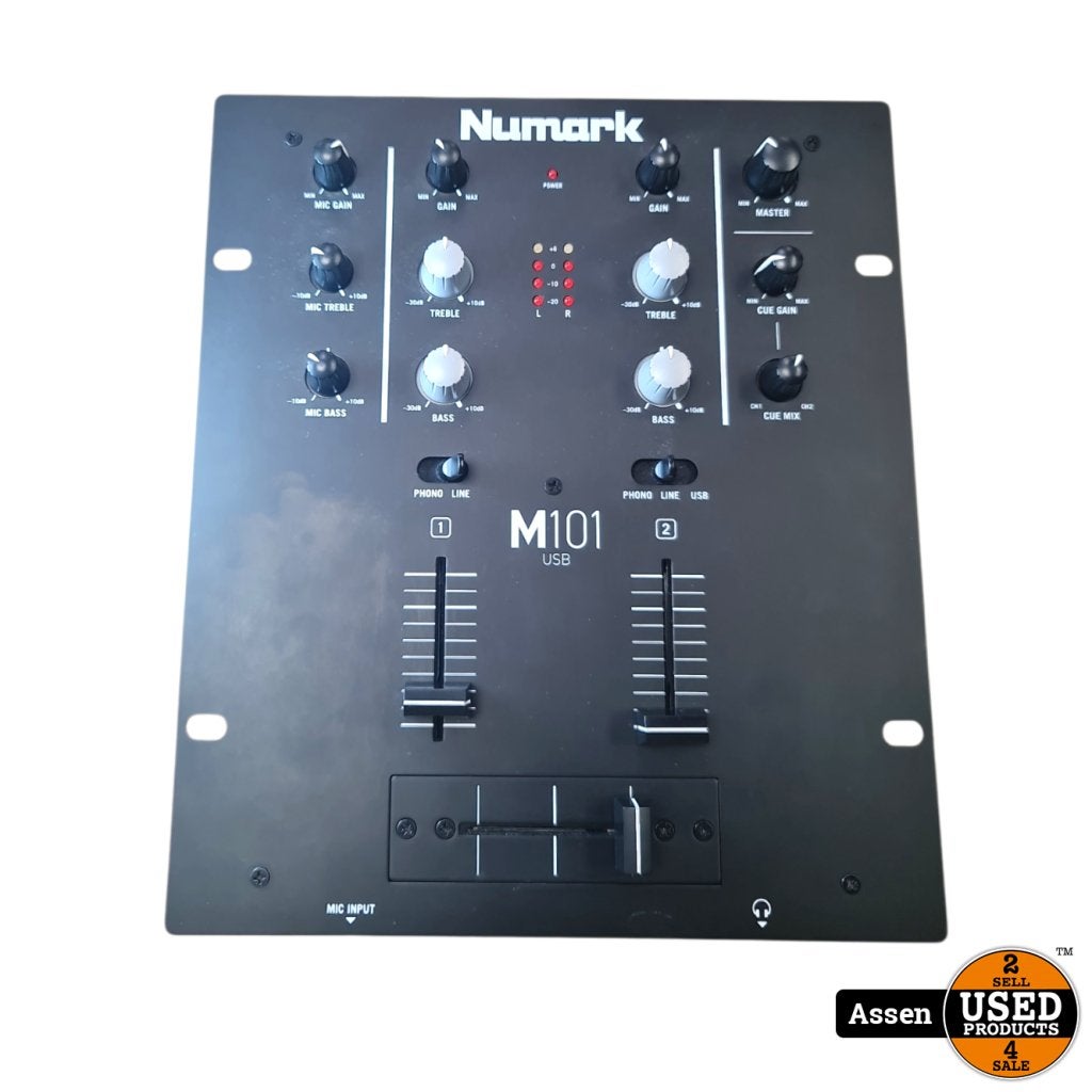 Numark M101 USB Mixer, Muziek en Instrumenten, Dj-sets en Draaitafels, Numark, Gebruikt, Support@numark.com, Numark Industries
200 Scenic View Drive
Cumberland, RI 02864-1813
USA