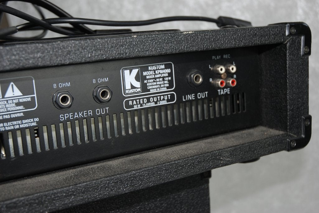 Kustom KPM4060 mixer 60 watt rms met KSC10 speaker, Muziek en Instrumenten, Ophalen, Gebruikt, ., Kustom