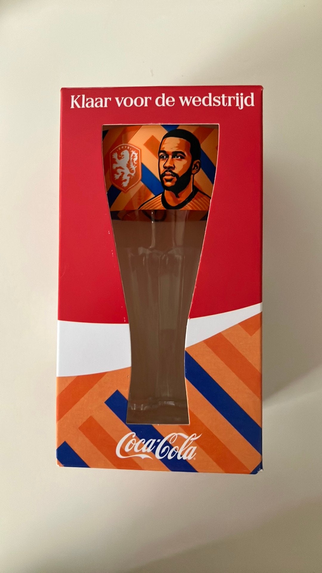 WK glas Coca Cola ruilen Memphis Depay, Ophalen, Nieuw, Overige typen