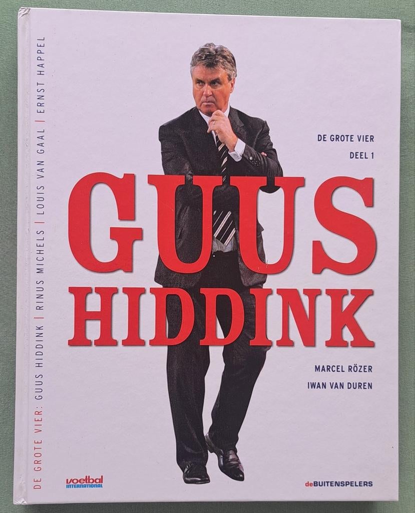 De Grote Vier, Deel 1 Guus Hiddink - 3.2 kg, Boeken, Nieuw, Ophalen of Verzenden, Balsport, Marcel Rözer & Iwan van Duren