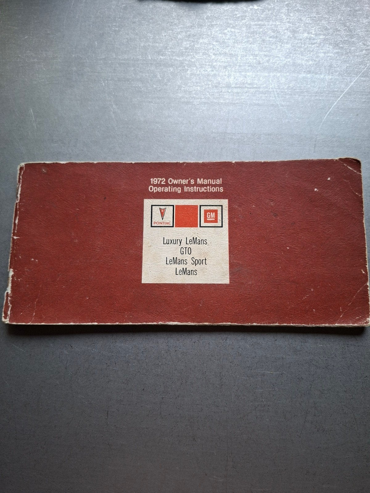 Pontiac 1972 gto,lemans instructieboek, Verzenden, Gelezen, Overige merken