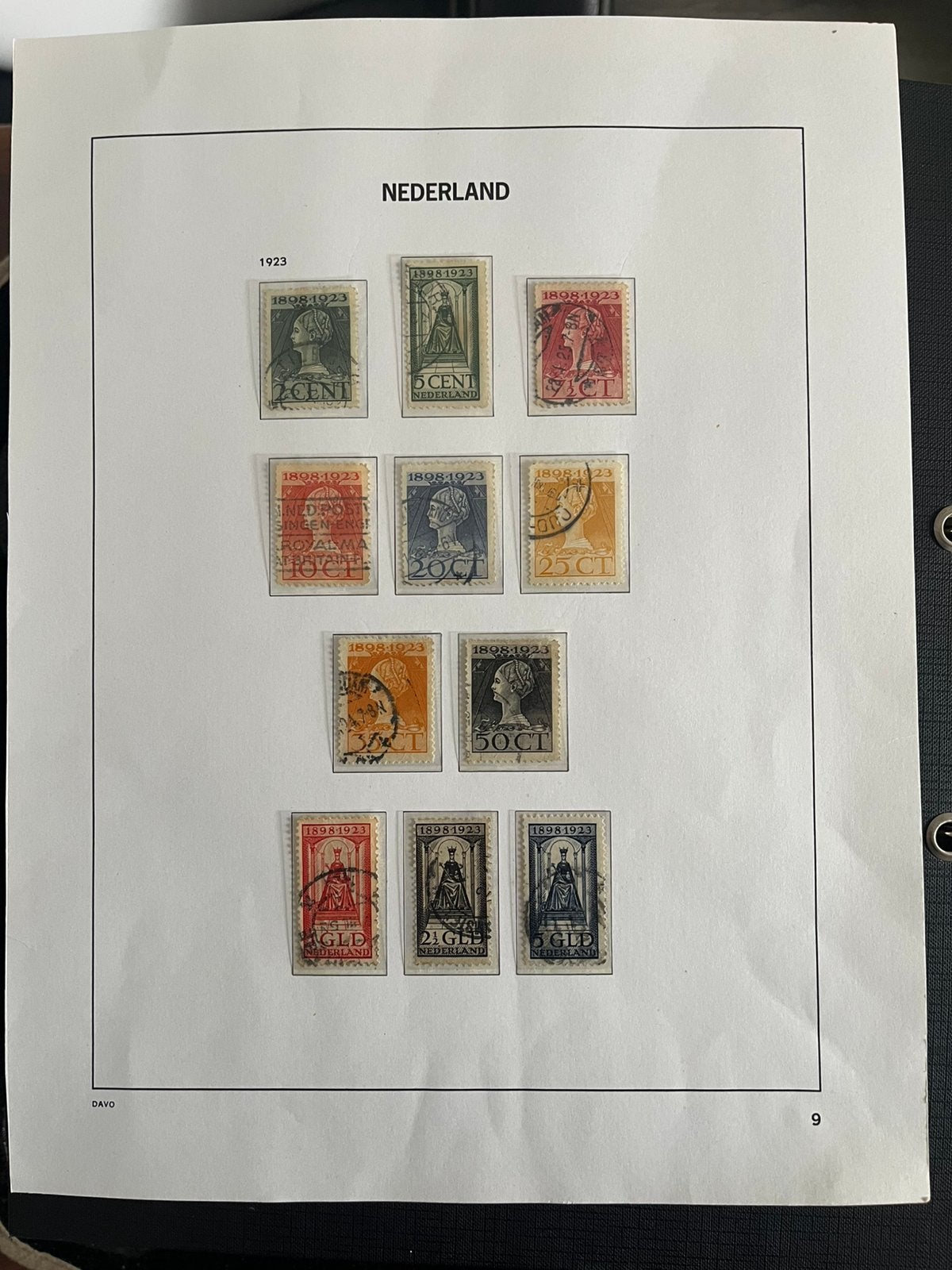 Jubileumeditie 1923!, Postzegels en Munten, Postzegels | Nederland, Ophalen of Verzenden, T/m 1940, Gestempeld