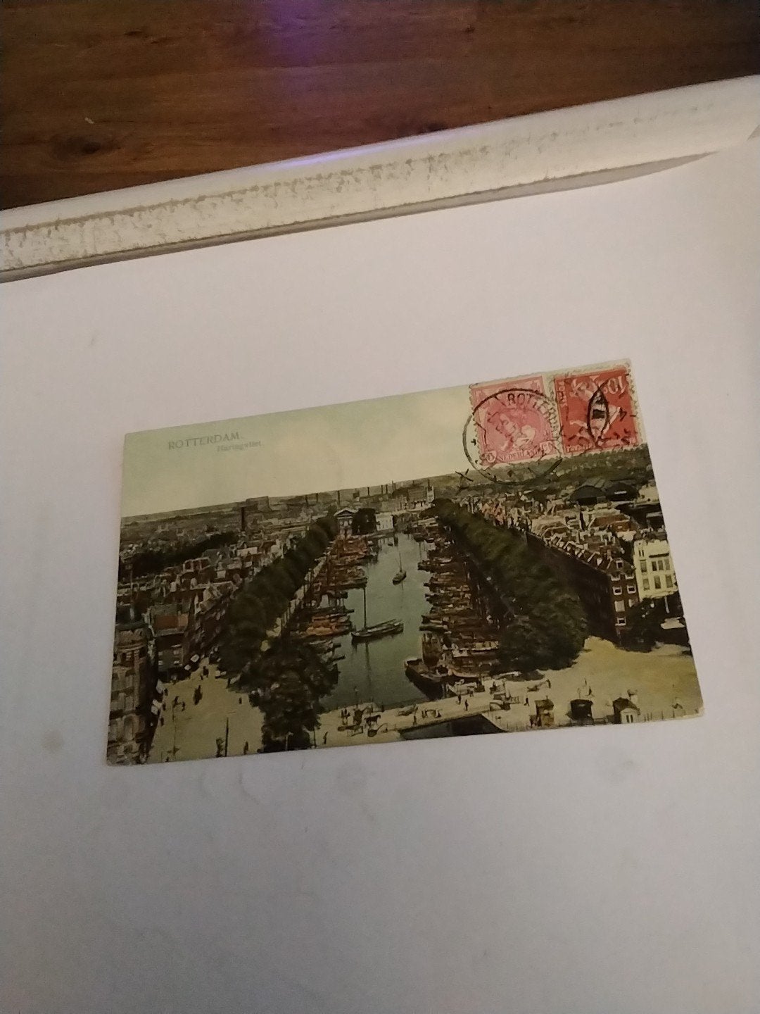 Oude Ansichtkaart Rotterdam Haringvliet - Gelopen, Ophalen of Verzenden, Voor 1920, Gelopen, Zuid-Holland