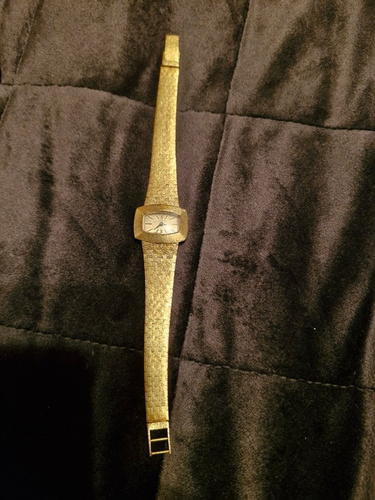 14k Massief Gouden Vintage Horloge - 35,8 gram (18cm), Sieraden, Tassen en Uiterlijk, Horloges | Antiek, Met bandje, Polshorloge