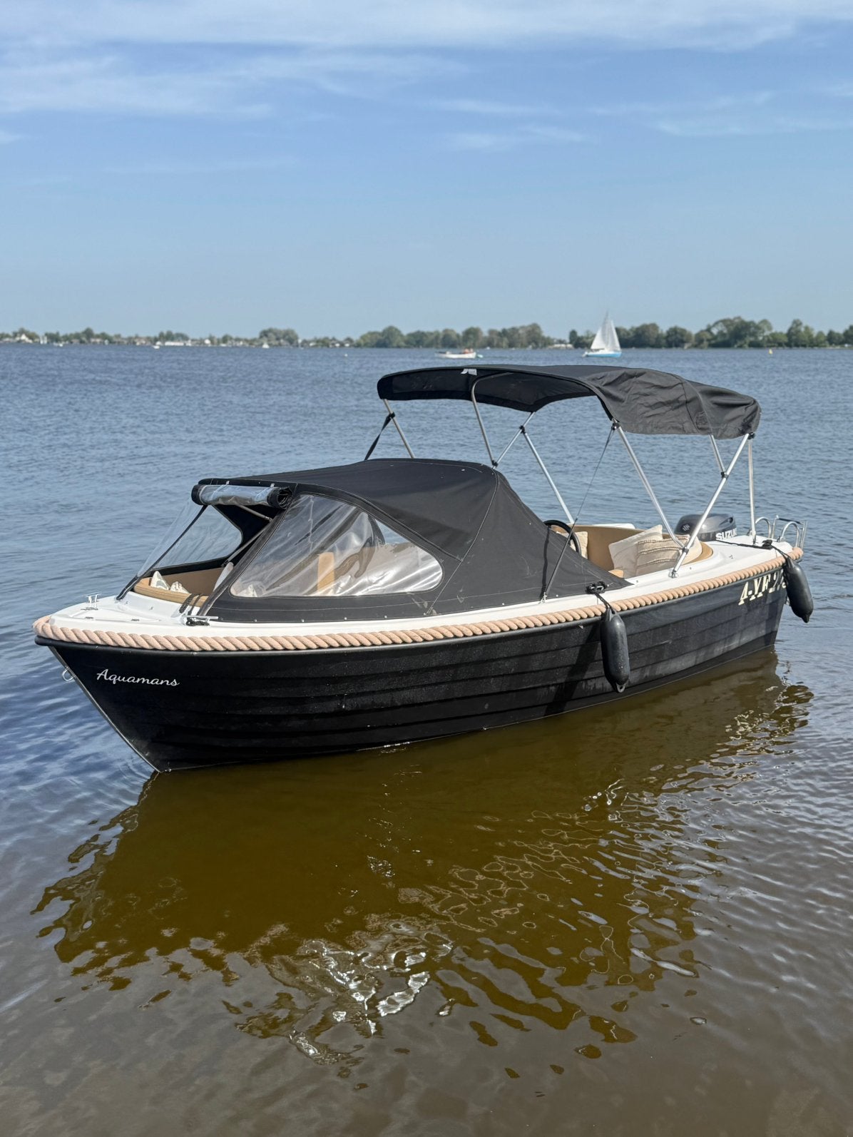 Reest sloep 520 Classic 40 PK, Tender, Zo goed als nieuw, 2 m, 40 pk