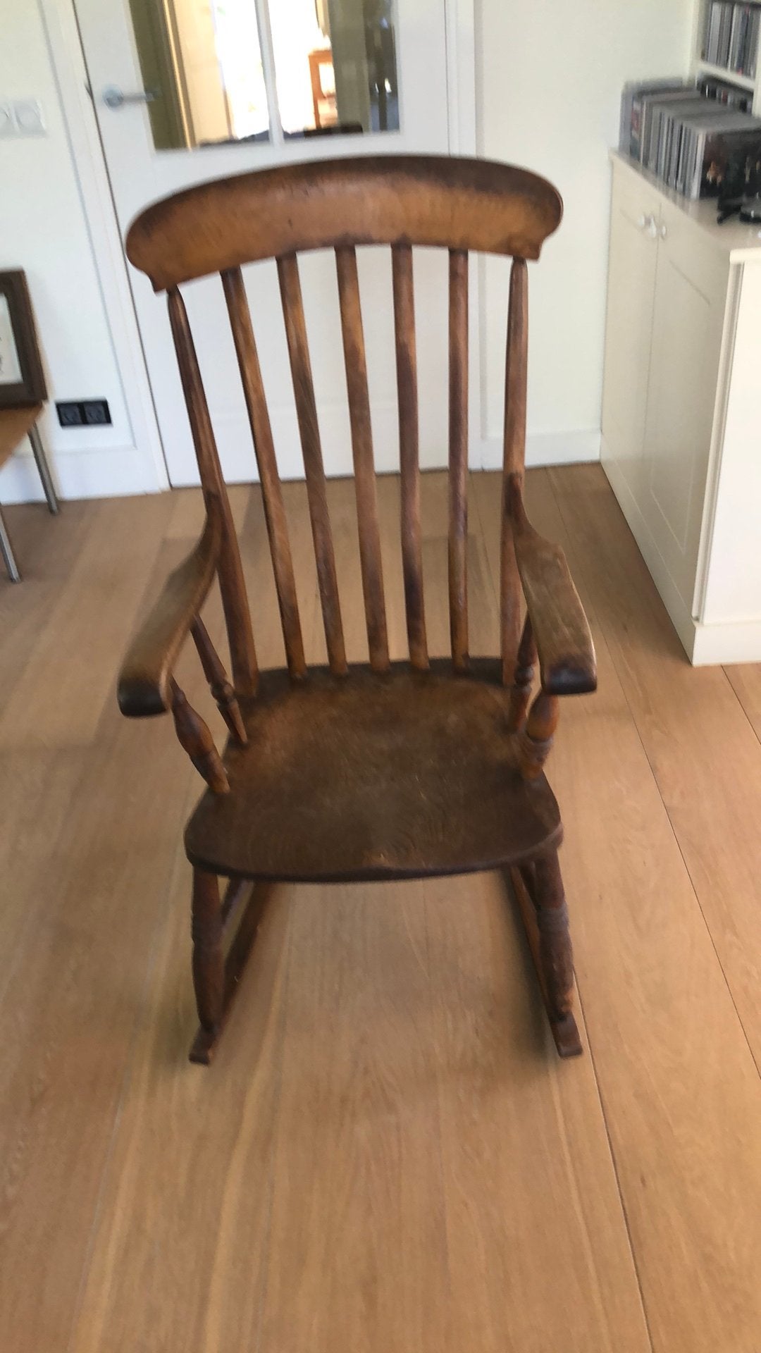 Antieke Engelse schommelstoel, Antiek en Kunst, Antiek | Meubels | Stoelen en Banken, Ophalen
