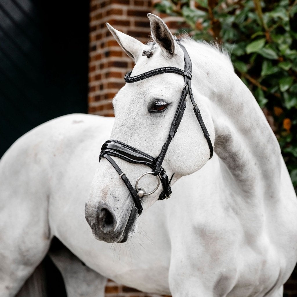 Horseware Diamante Flash Hoofdstel, ergonomisch, Cob en Full, Hoofdstel, Nieuw, Ophalen of Verzenden, Zwart