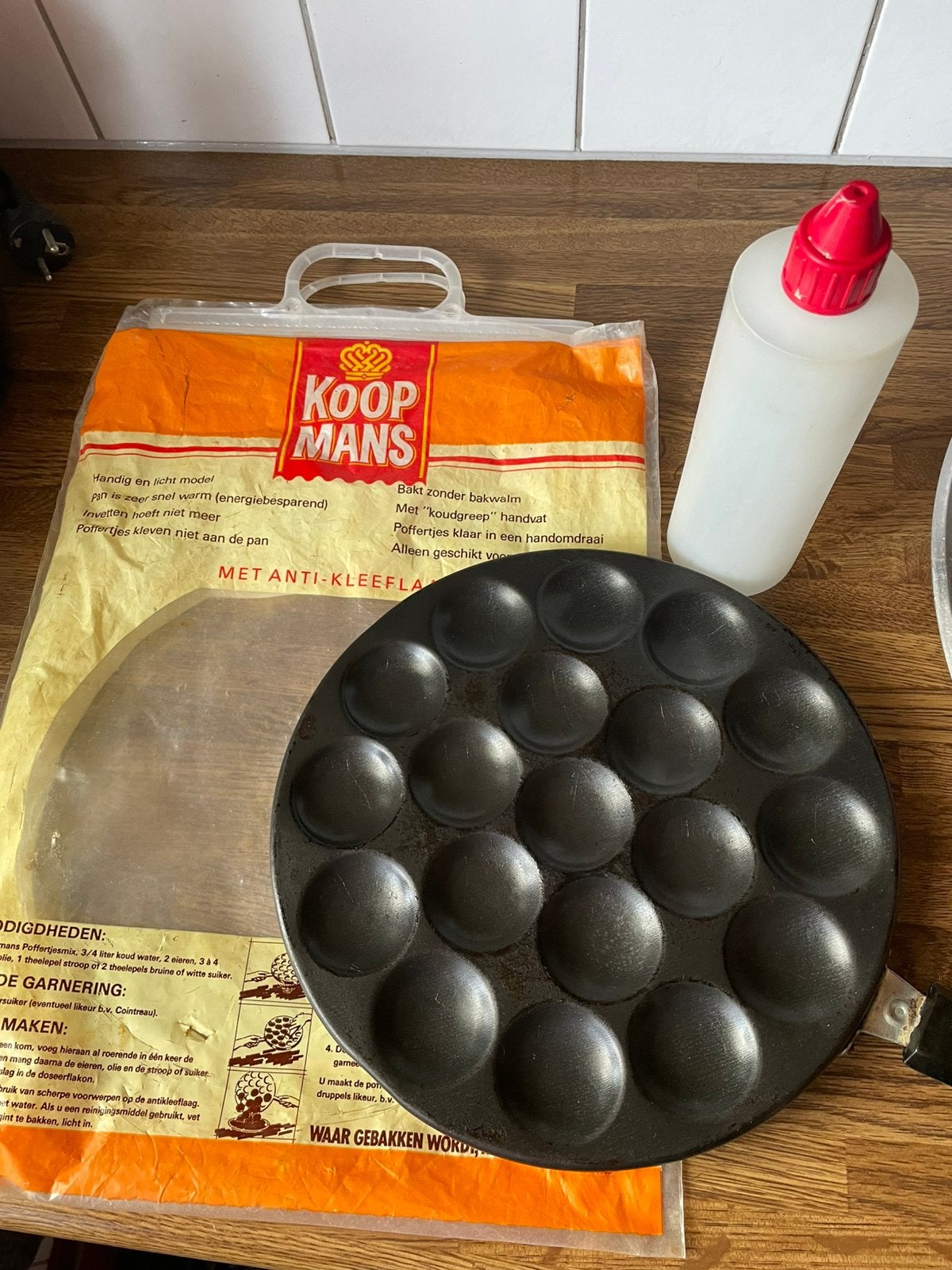 Poffertjes pan, Ophalen, Zo goed als nieuw, Rvs